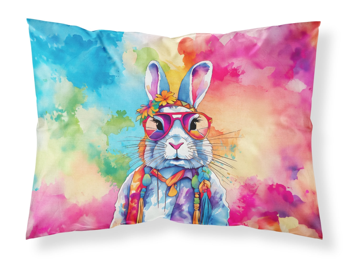 20.5 x 30 in. Unisex Hippie Animal Rabbit Standard Pillowcase