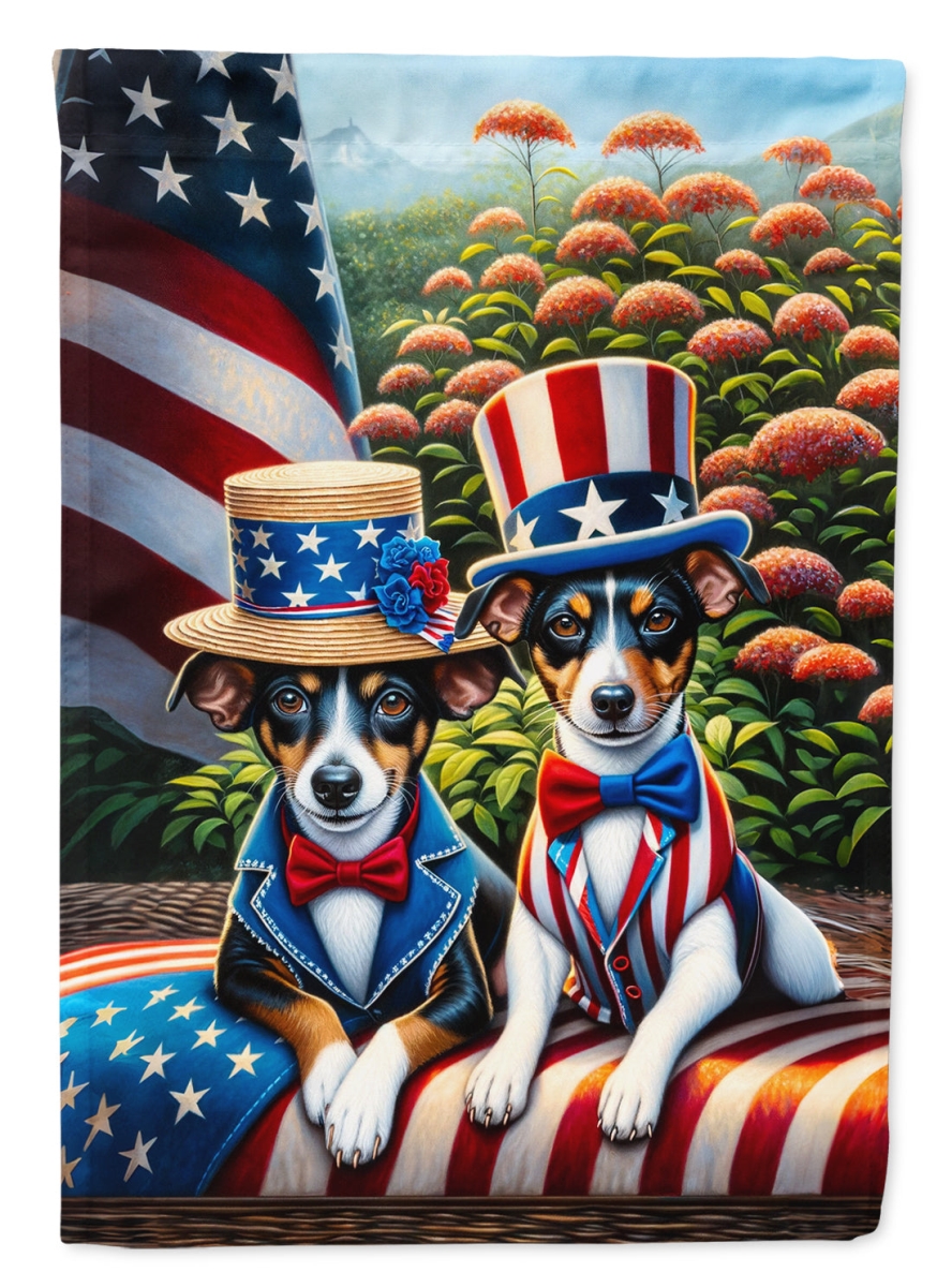 40 x 28 in. Unisex All American Rat Terrier Polyester House Flag