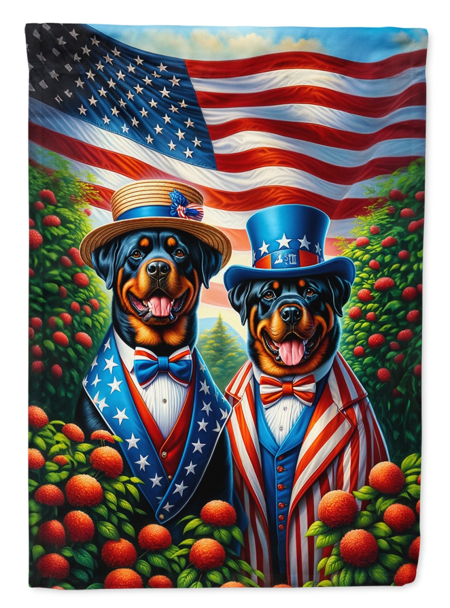DAC4300CHF 40 x 28 in. All American Rottweiler Polyester House Flag