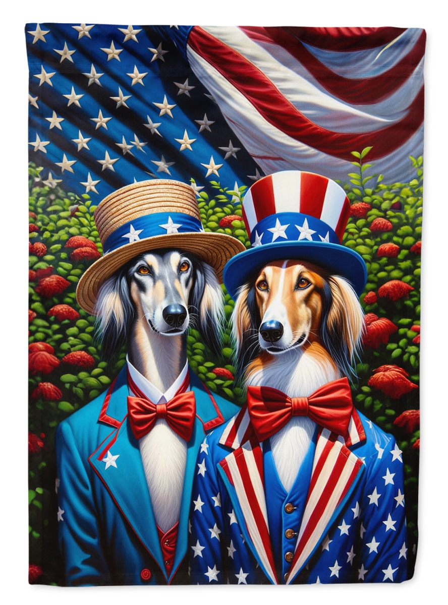 DAC4303CHF 40 x 28 in. All American Saluki Polyester House Flag