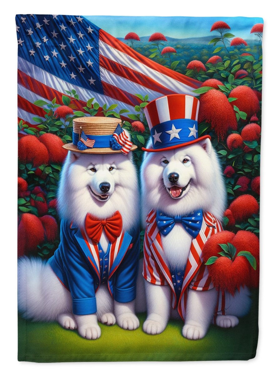 DAC4304CHF 40 x 28 in. All American Samoyed Polyester House Flag
