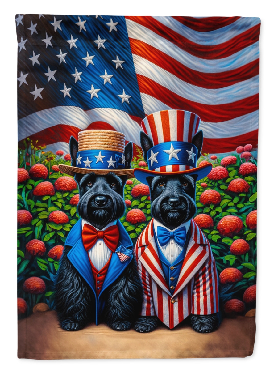 40 x 28 in. Unisex All American Scottish Terrier Polyester House Flag