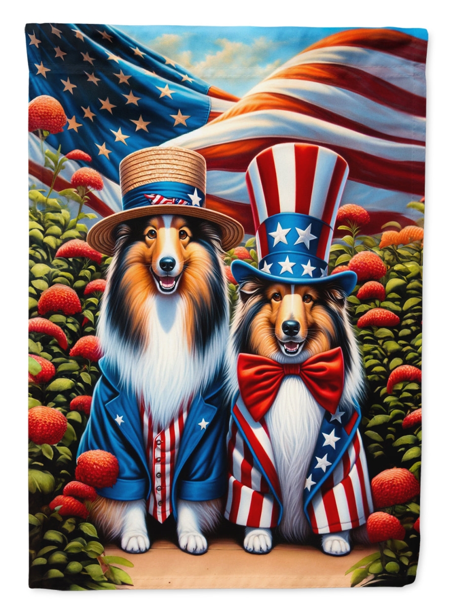 DAC4313CHF 40 x 28 in. All American Sheltie Polyester House Flag
