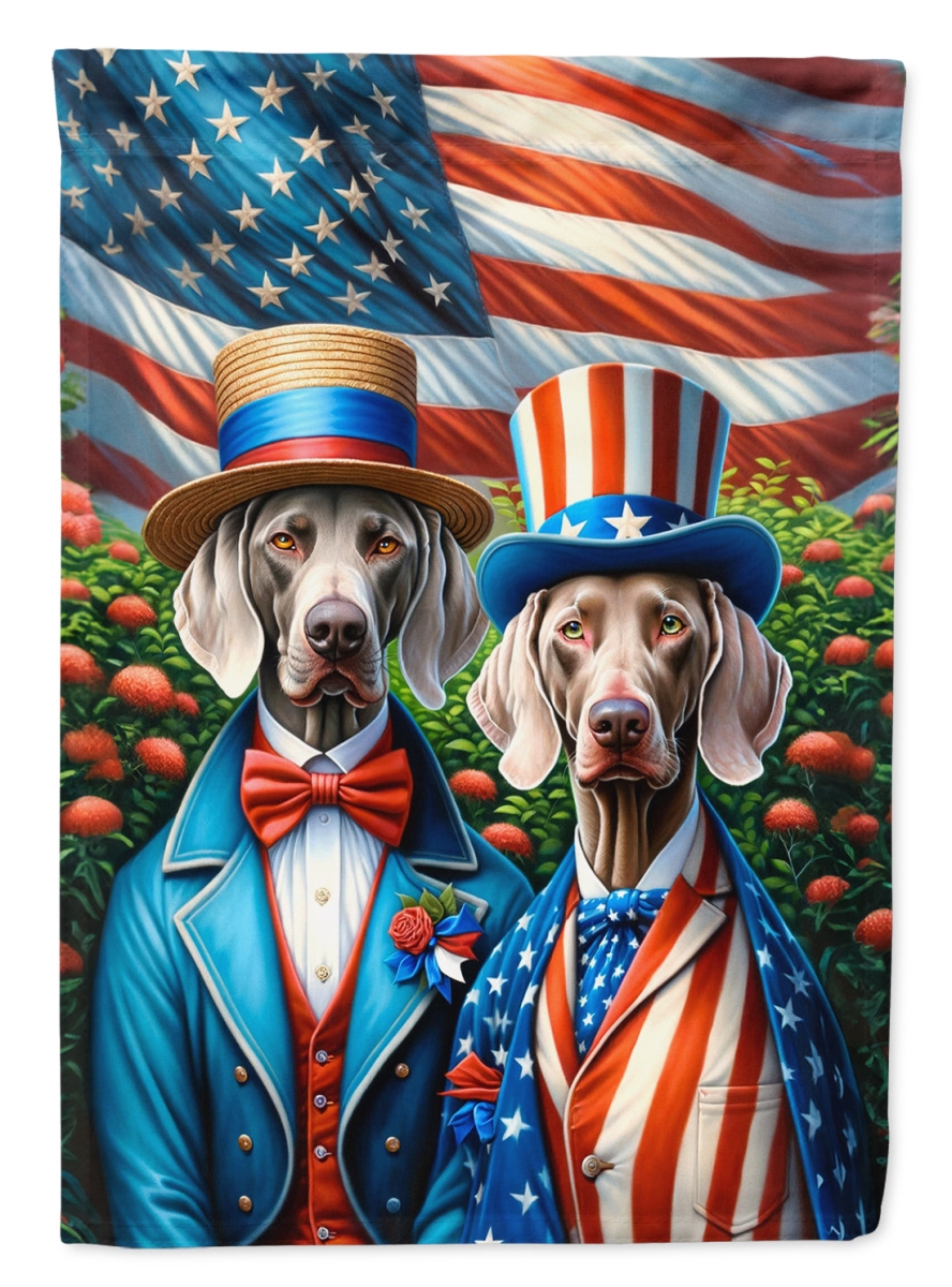 DAC4322CHF 40 x 28 in. All American Weimaraner Polyester House Flag