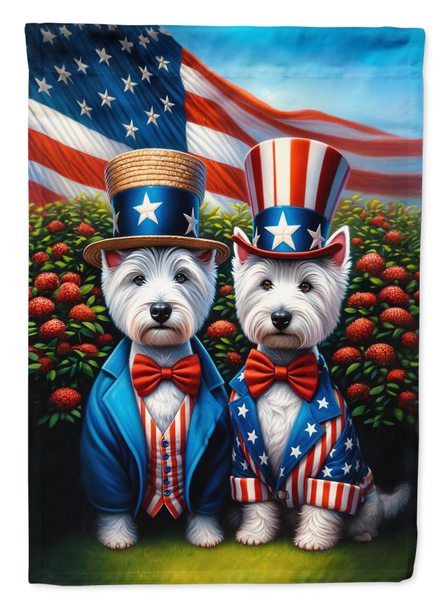 DAC4324CHF 40 x 28 in. All American Westie Polyester House Flag