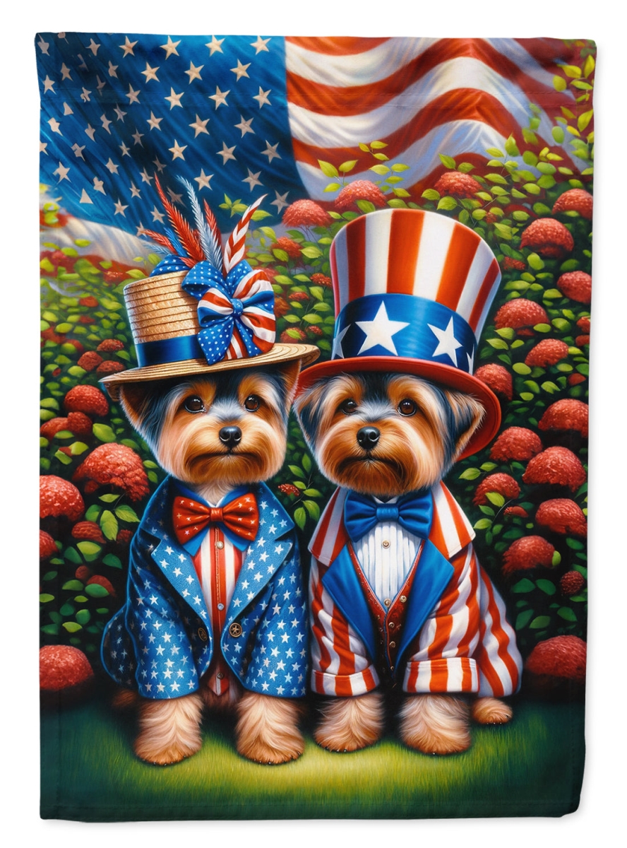 40 x 28 in. Unisex All American Yorkshire Terrier Polyester House Flag