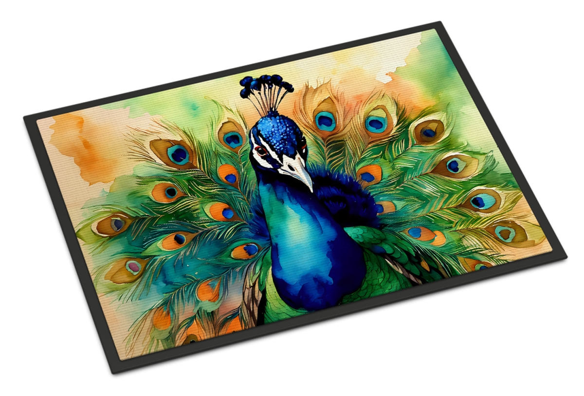 24 x 36 in. Unisex Peacock Doormat