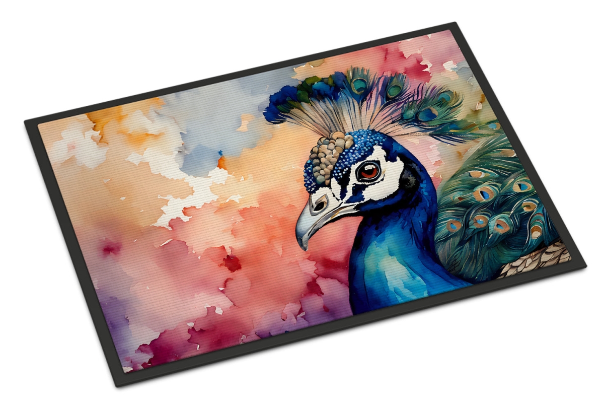 24 x 36 in. Unisex Peacock Doormat