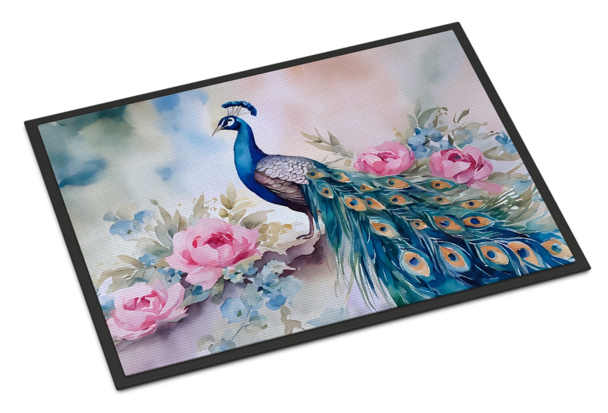 24 x 36 in. Unisex Peacock Doormat