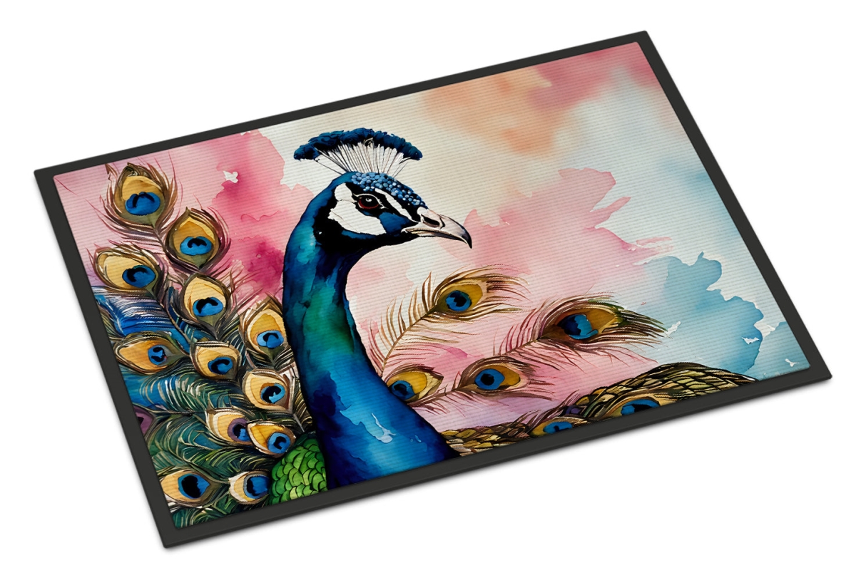 24 x 36 in. Unisex Peacock Doormat