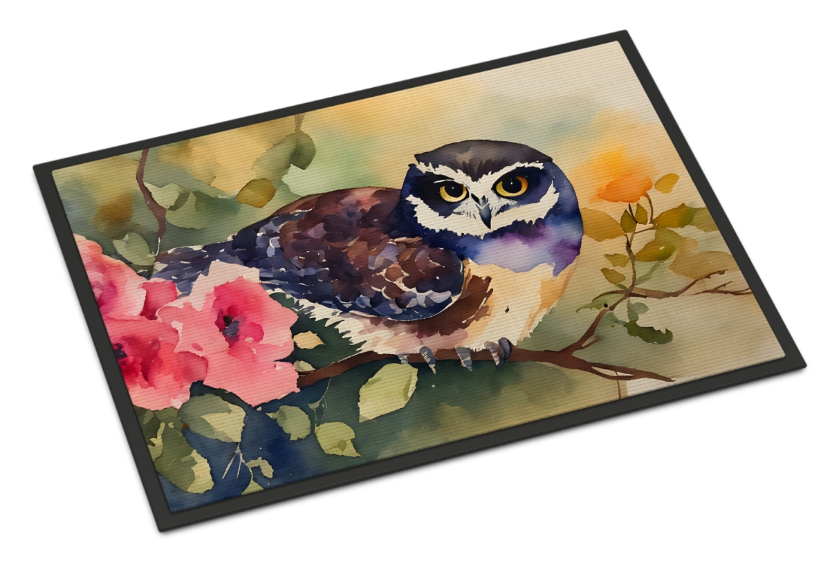DAC3268JMAT 24 x 36 in. Unisex Spectacled Owl Doormat