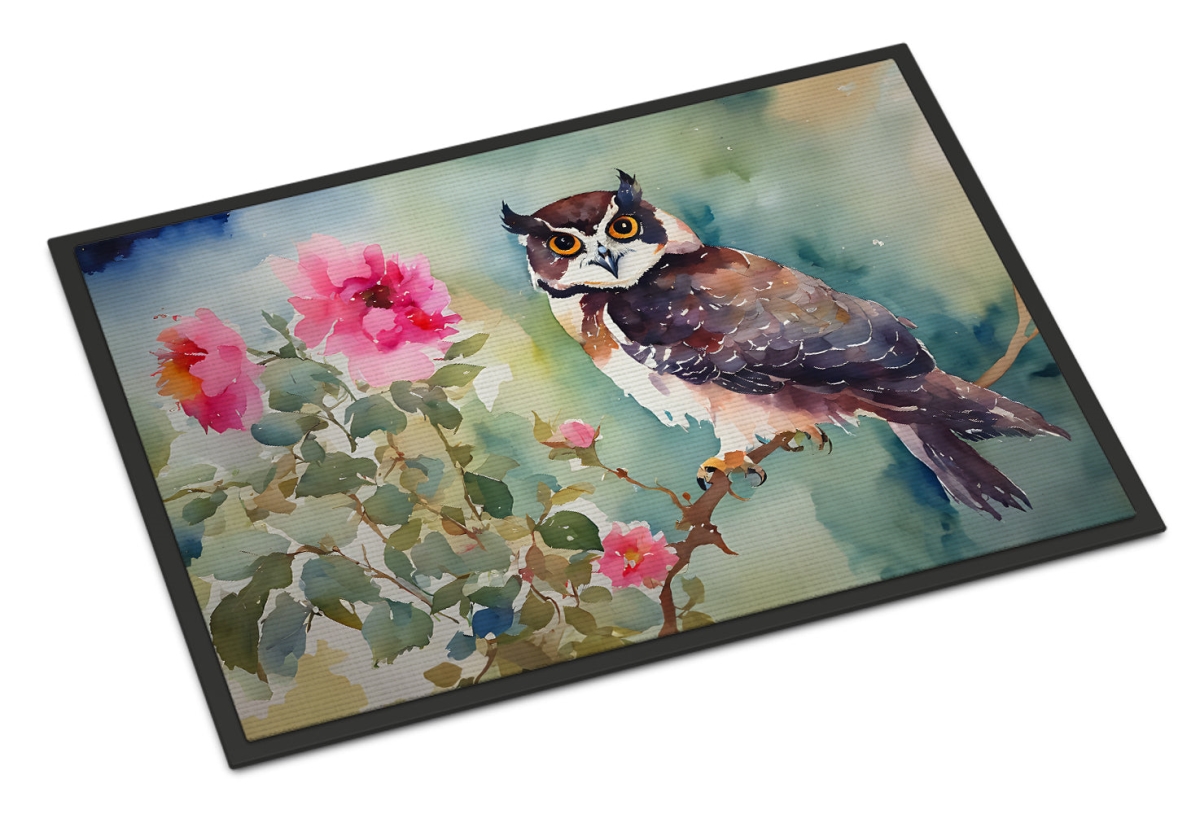 24 x 36 in. Unisex Spectacled Owl Doormat