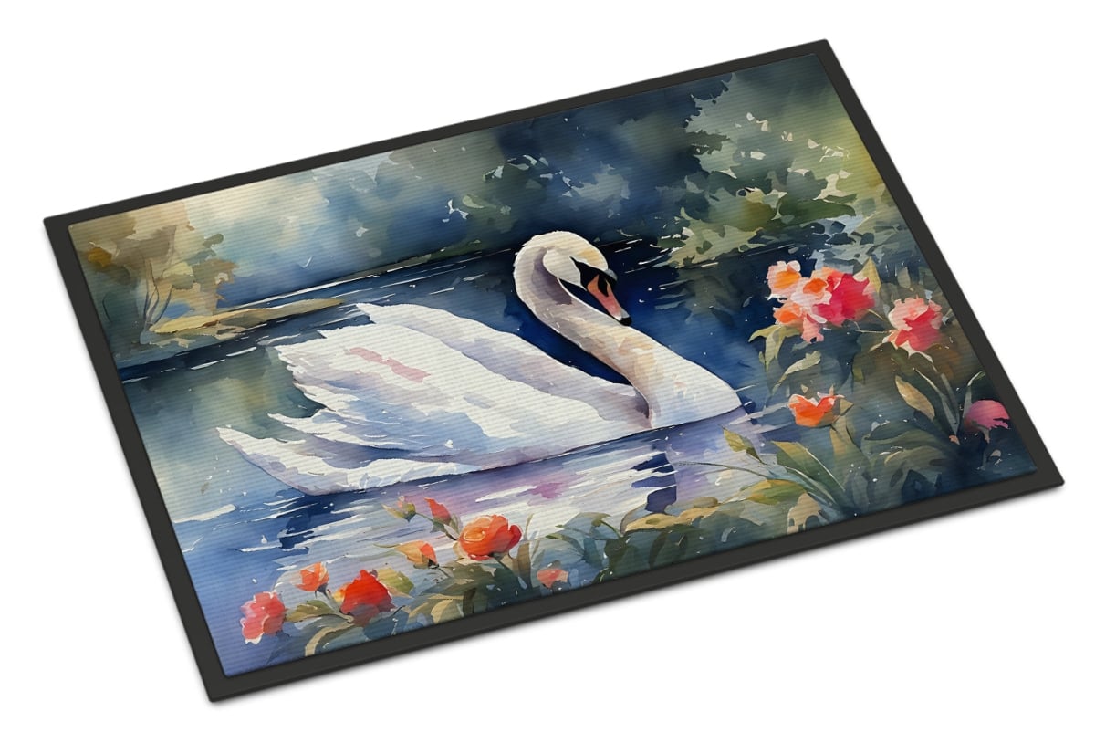 24 x 36 in. Unisex Swan Doormat