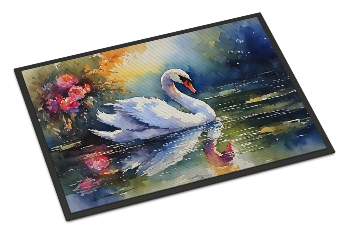 24 x 36 in. Unisex Swan Doormat