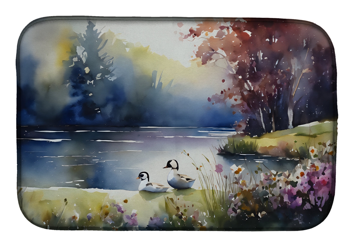 DAC3193DDM 21 x 14 in.  Bufflehead Dish Drying Mat