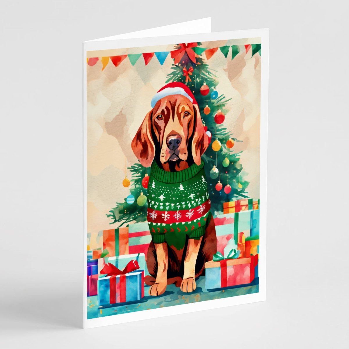 5 x 7 in. Unisex Vizsla Christmas Greeting Cards - Pack of 8 -  PartyPros, PA4379274