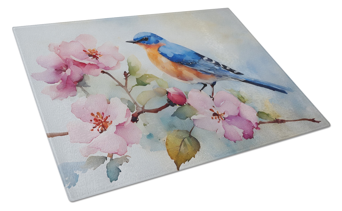 DAC3189LCB 15 x 12 in. Bluebird Glass Cutting Board