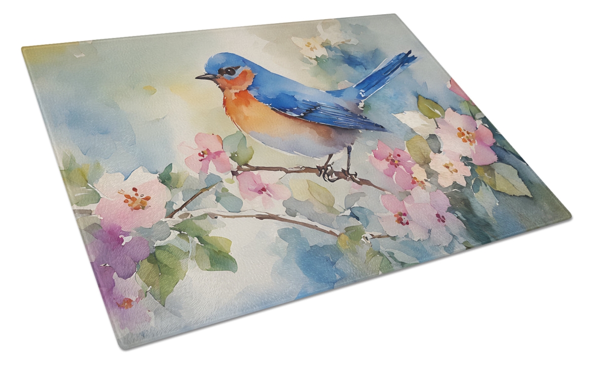 DAC3190LCB 15 x 12 in. Bluebird Glass Cutting Board