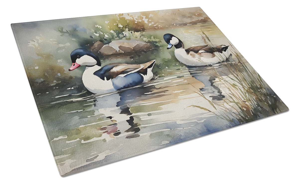 DAC3194LCB 15 x 12 in. Bufflehead Glass Cutting Board