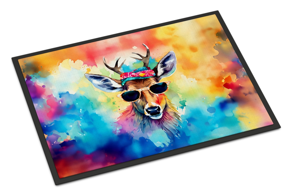 24 x 36 in. Unisex Hippie Animal Deer Doormat