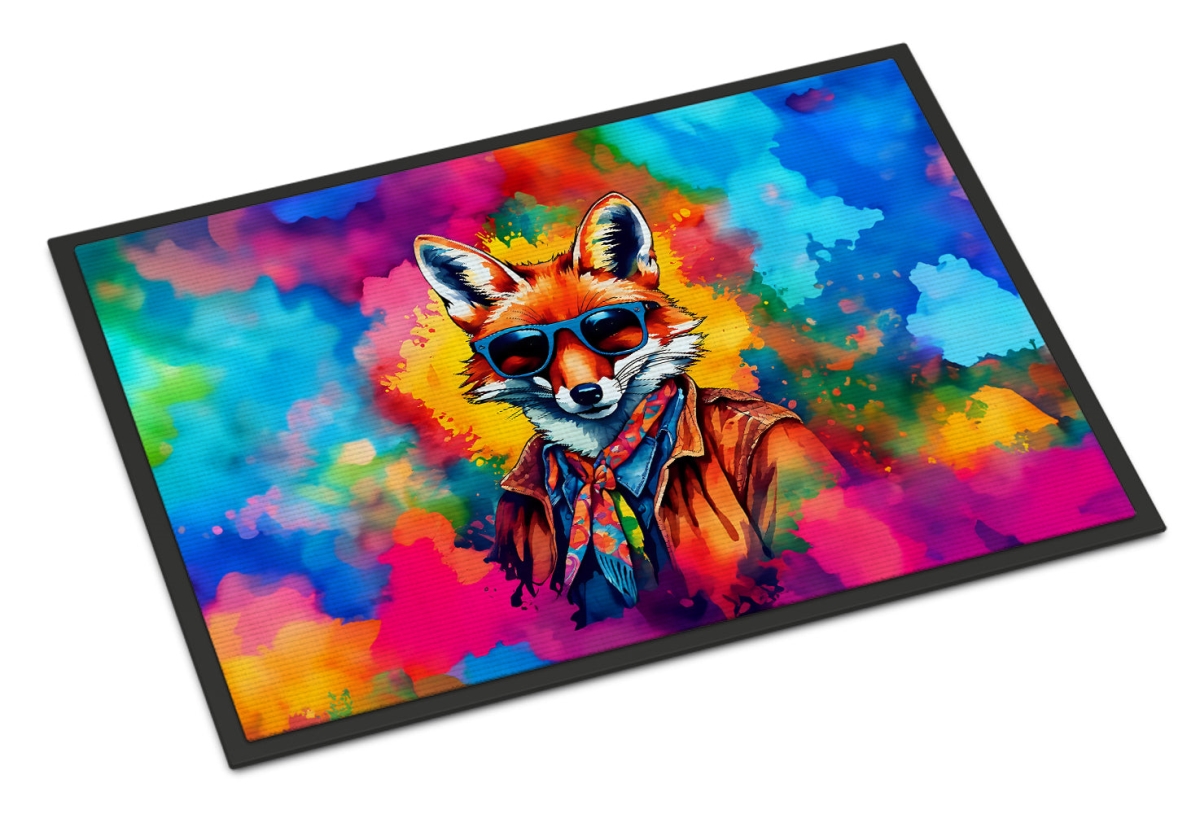 24 x 36 in. Unisex Hippie Animal Fox Doormat