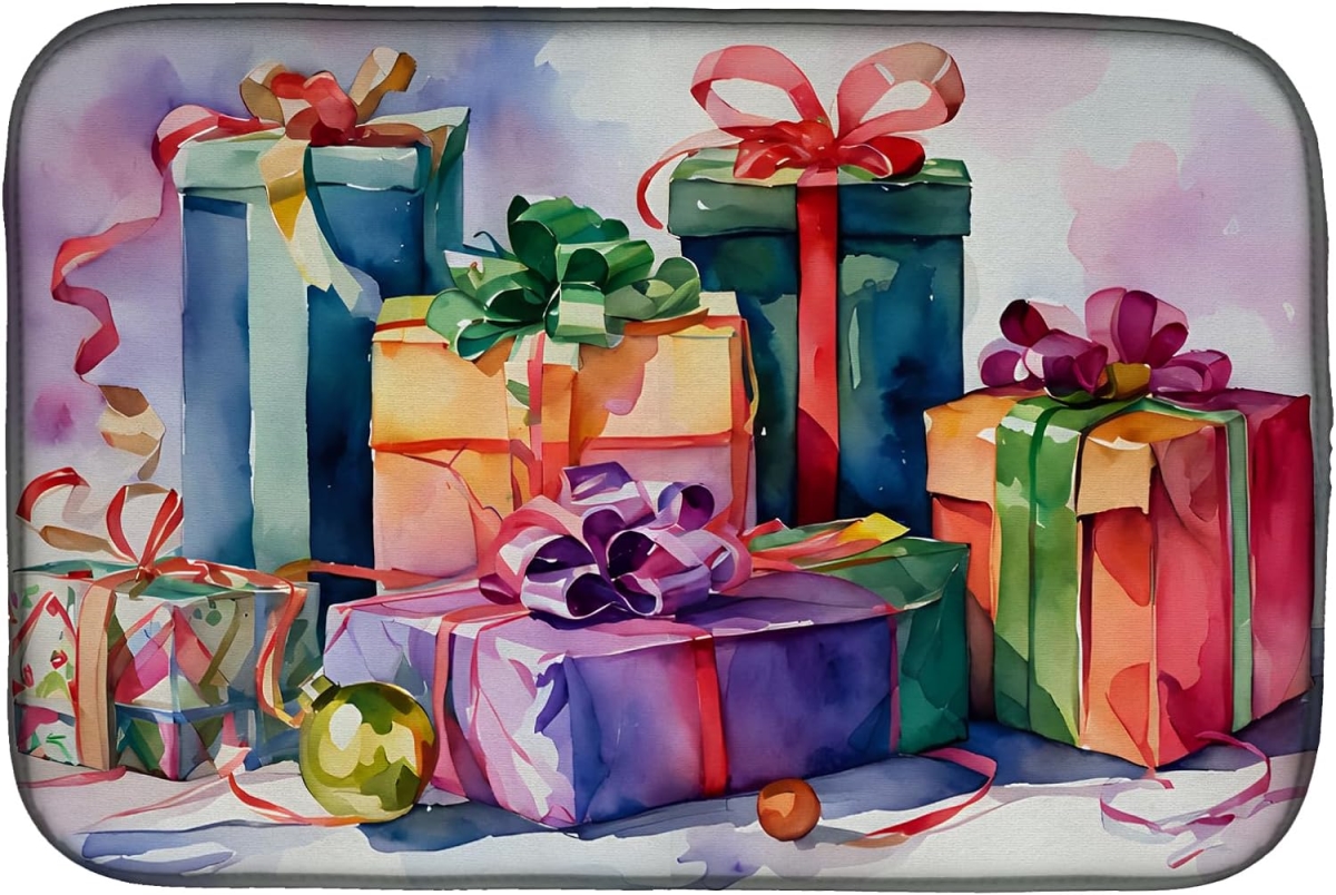 Picture of Carolines Treasures DAC3917DDM 21 x 14 in.  Christmas Gifts Dish Drying Mat
