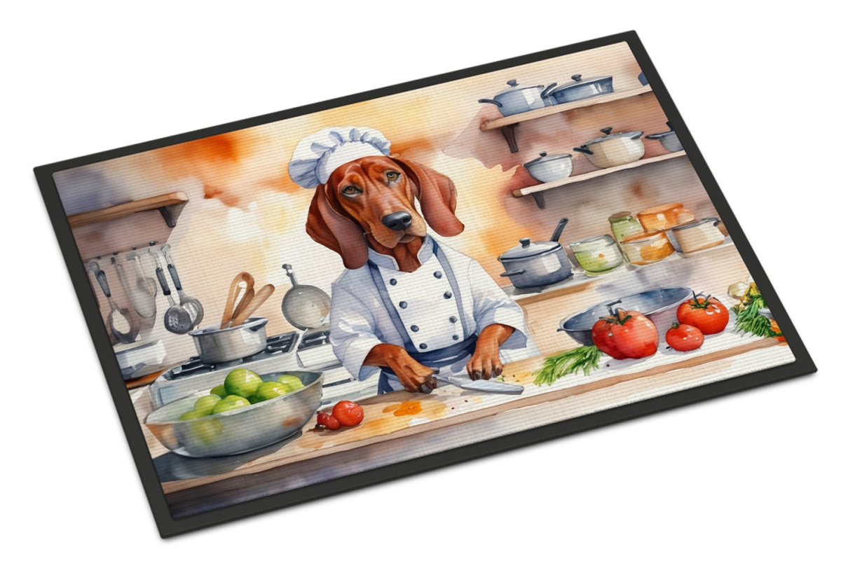 DAC6314JMAT 24 x 36 in. Redbone Coonhound The Chef Doormat