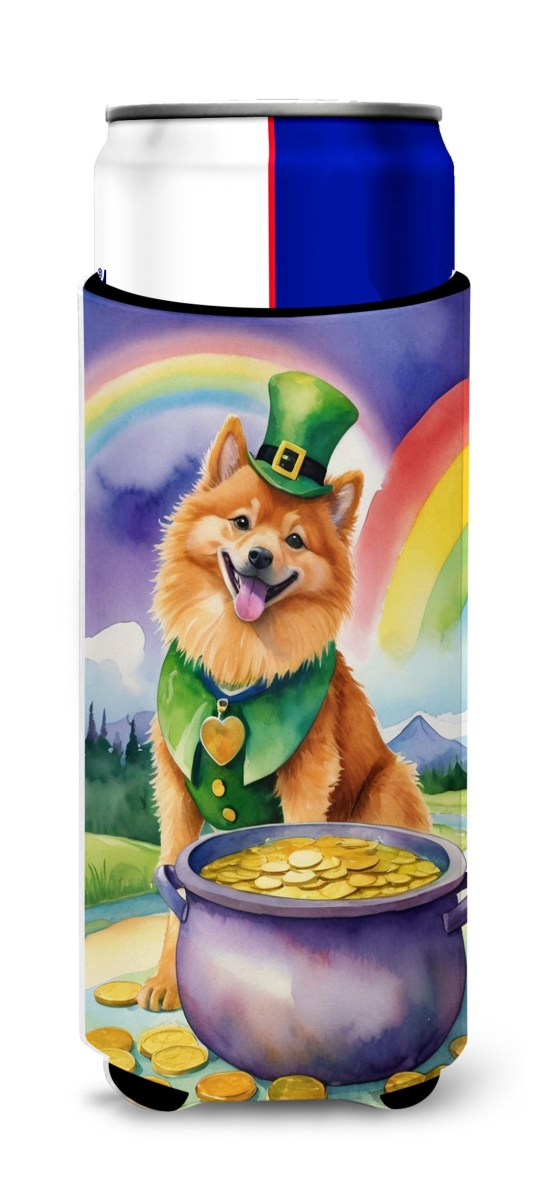 DAC5537MUK 12 oz Finnish Spitz St Patricks Day Hugger for Ultra Slim Cans
