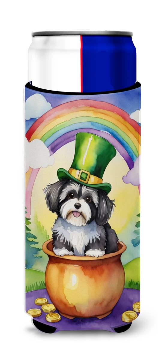 DAC5556MUK 12 oz Havanese St Patricks Day Hugger for Ultra Slim Cans