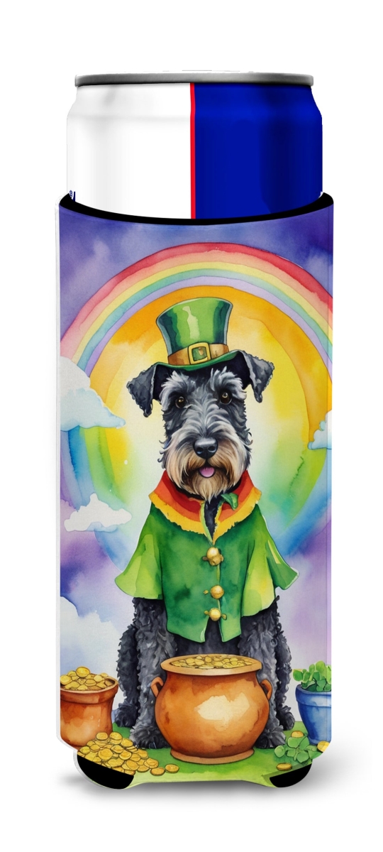 DAC5565MUK 12 oz Kerry Blue Terrier St Patricks Day Hugger for Ultra Slim Cans