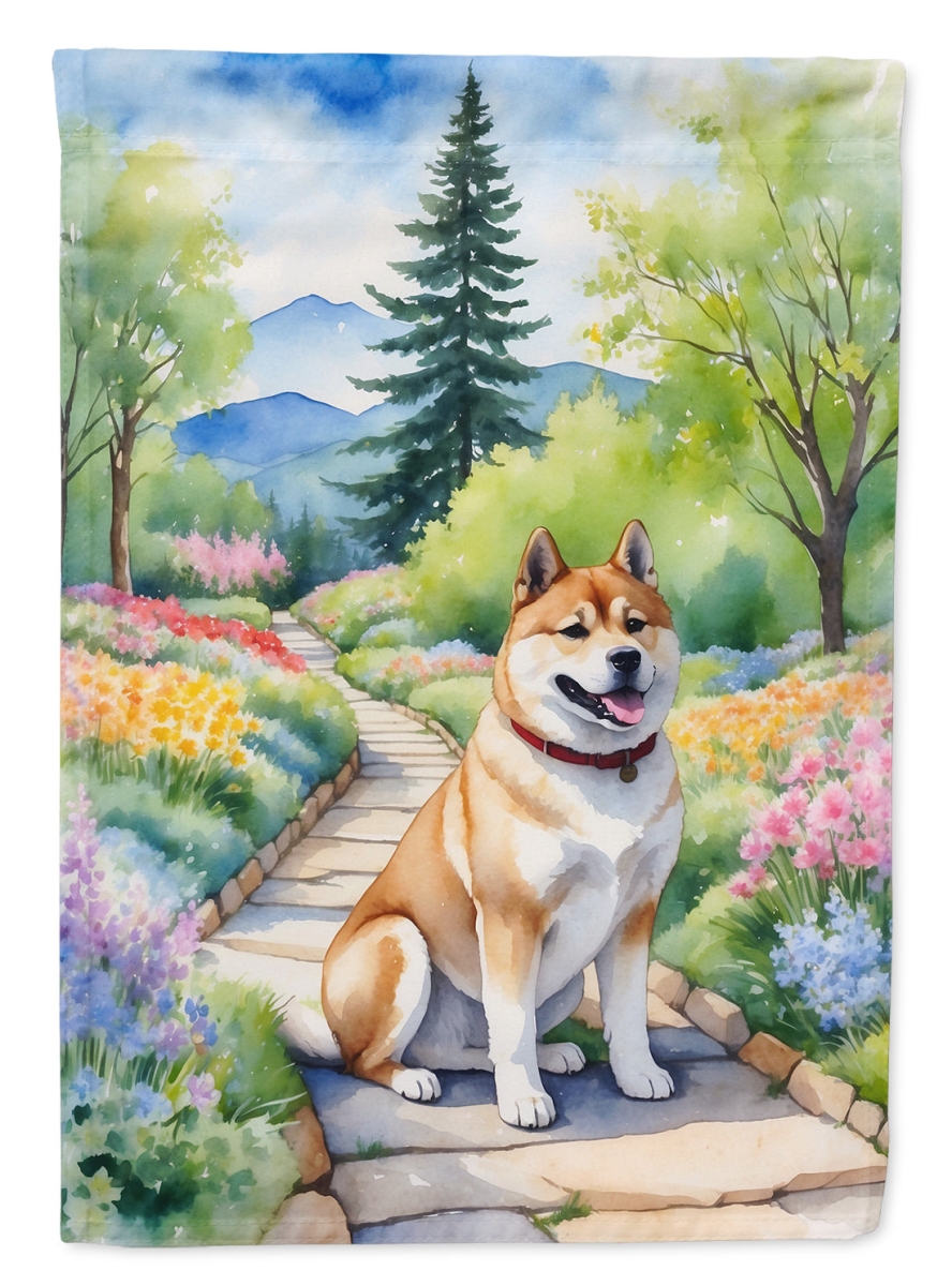 DAC6544CHF 40 x 28 in. Akita Spring Garden House Flag