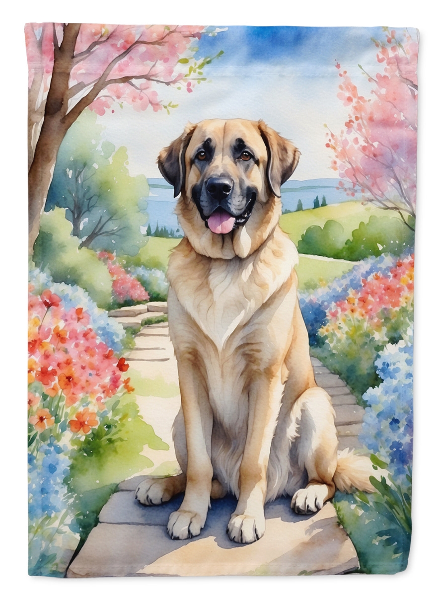 DAC6554CHF 40 x 28 in. Anatolian Shepherd Spring Garden House Flag
