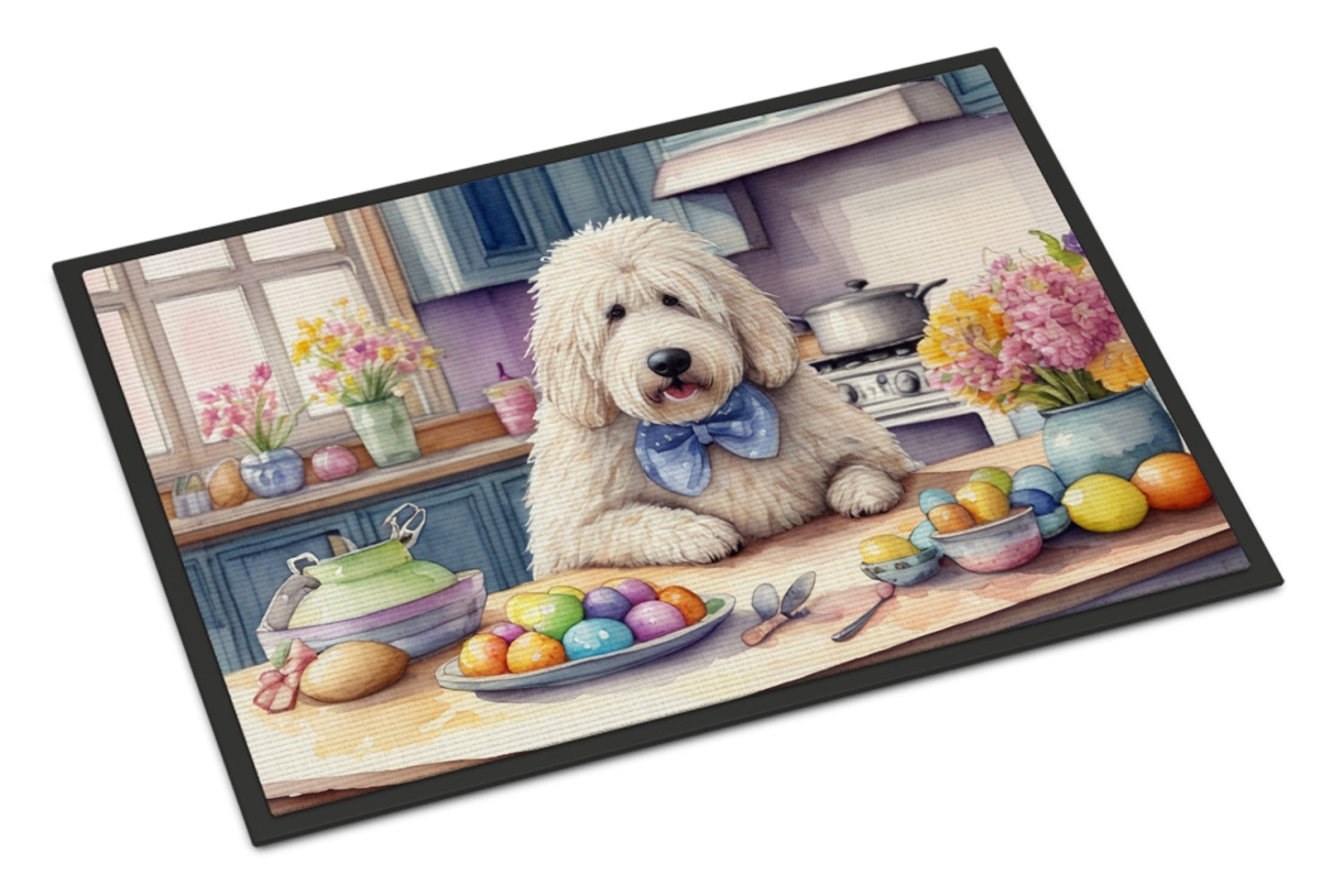 DAC6842JMAT 24 x 36 in. Decorating Easter Komondor Doormat