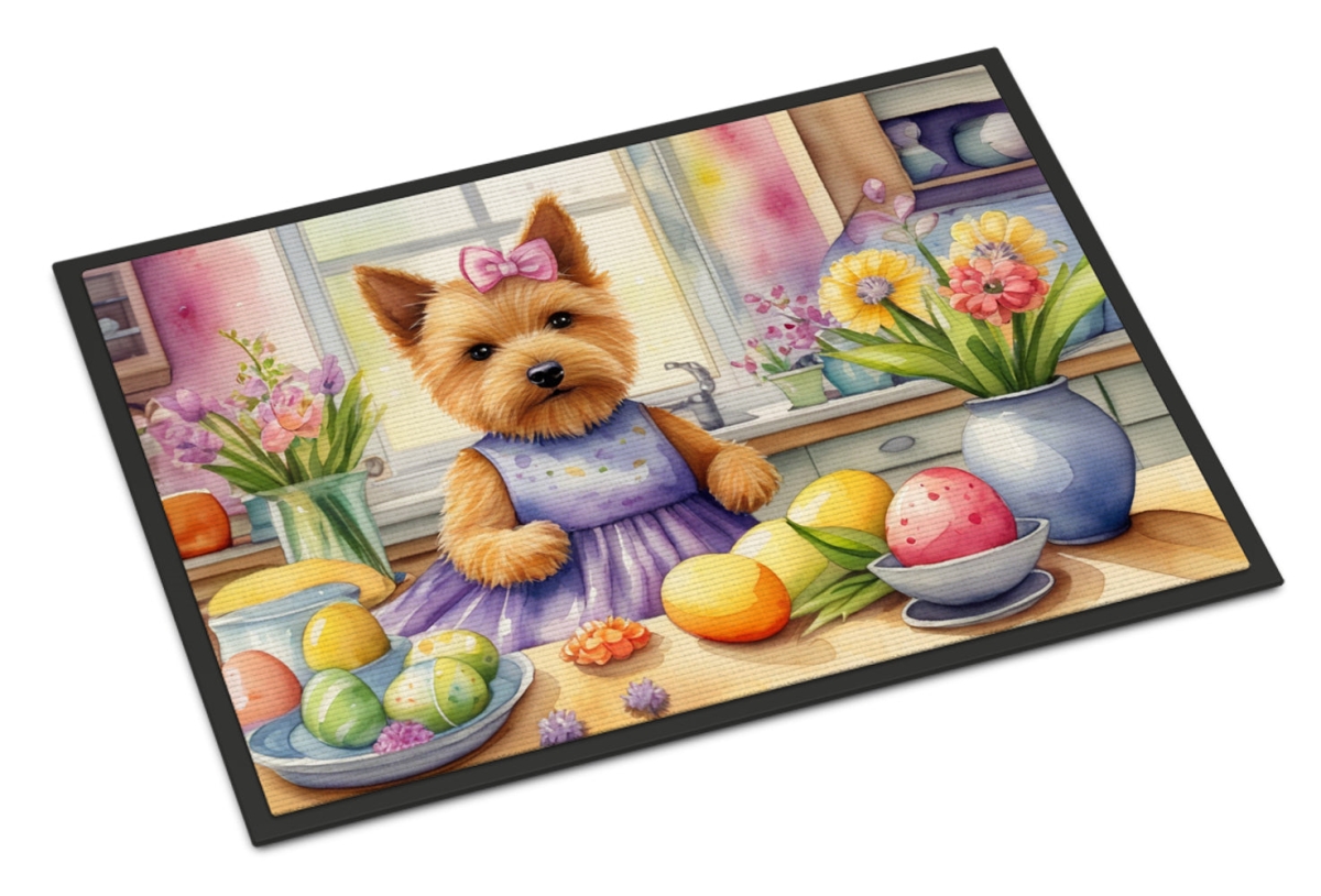 DAC6861JMAT 24 x 36 in. Decorating Easter Norwich Terrier Doormat