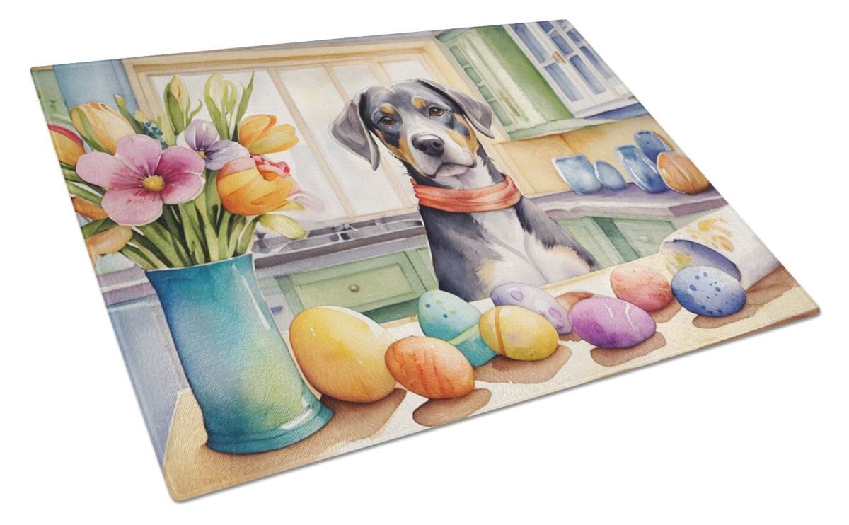 DAC6783LCB 15 x 12 in. Decorating Easter Catahoula Glass Cutting Board