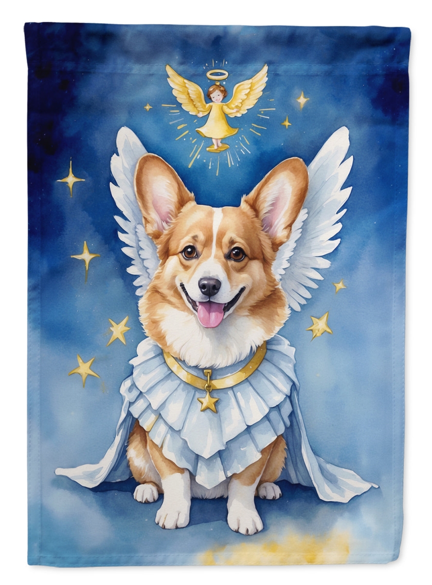 DAC6984CHF 40 x 28 in. Corgi My Angel House Flag