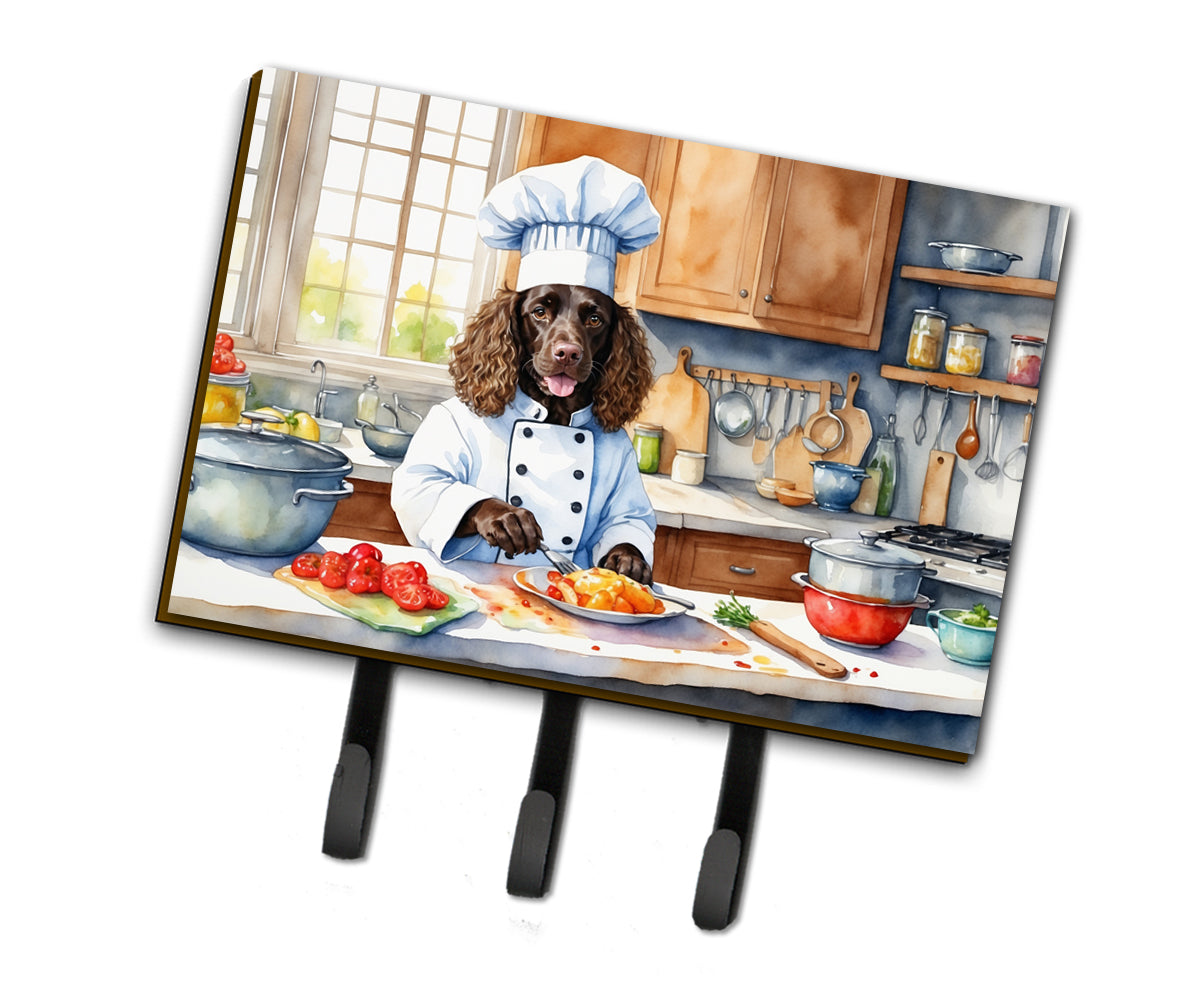 DAC6190TH68 9 x 6 in. American Water Spaniel The Chef Leash or Key Holder