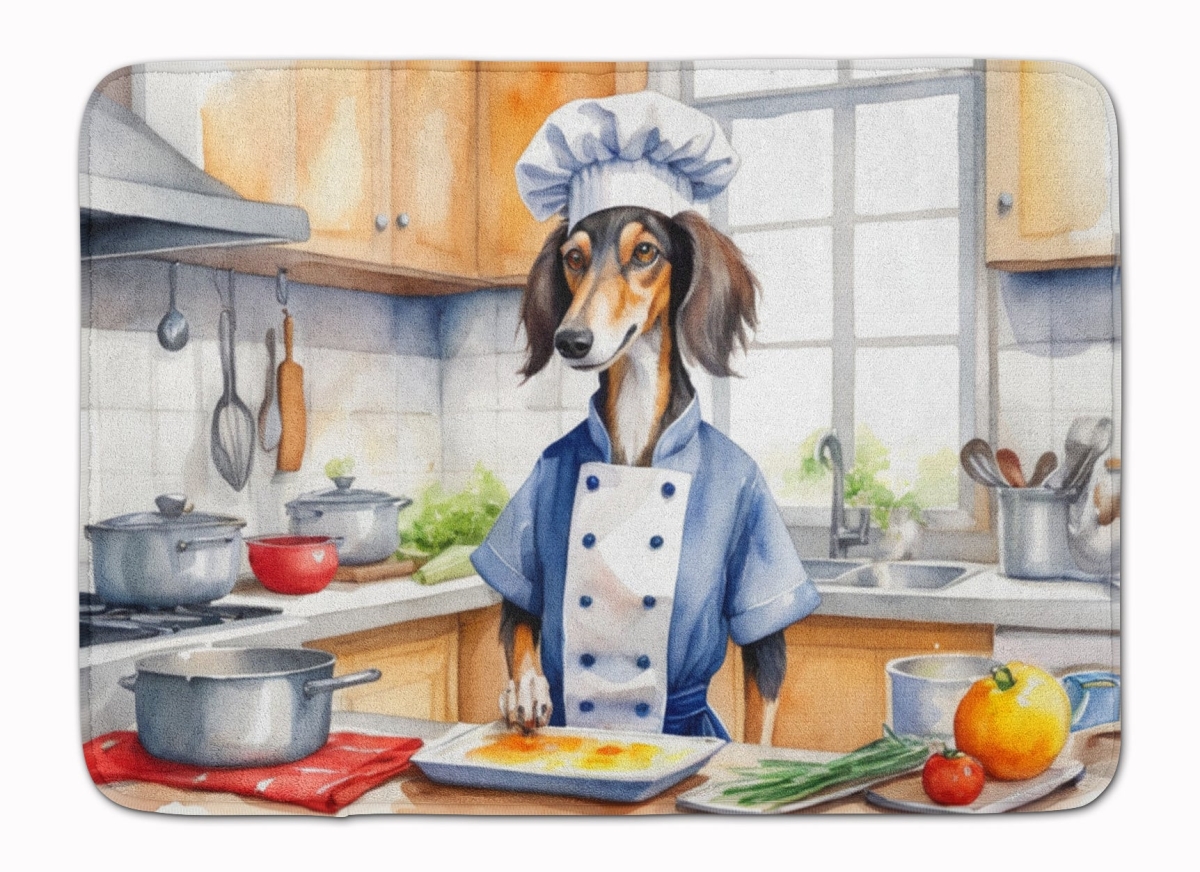 DAC6318RUG 19 x 27 in. Saluki The Chef Memory Foam Kitchen Mat