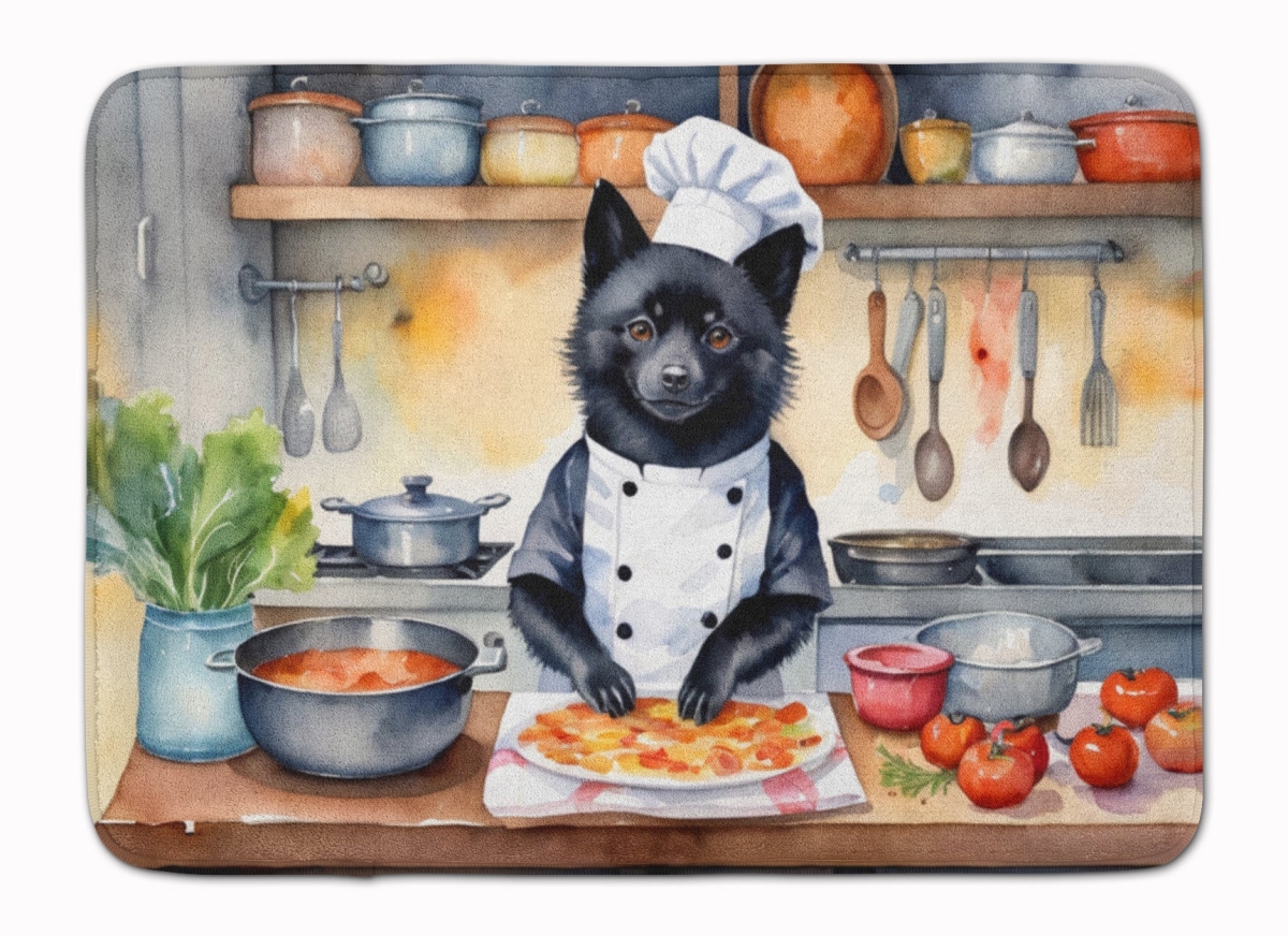 DAC6320RUG 19 x 27 in. Schipperke The Chef Memory Foam Kitchen Mat