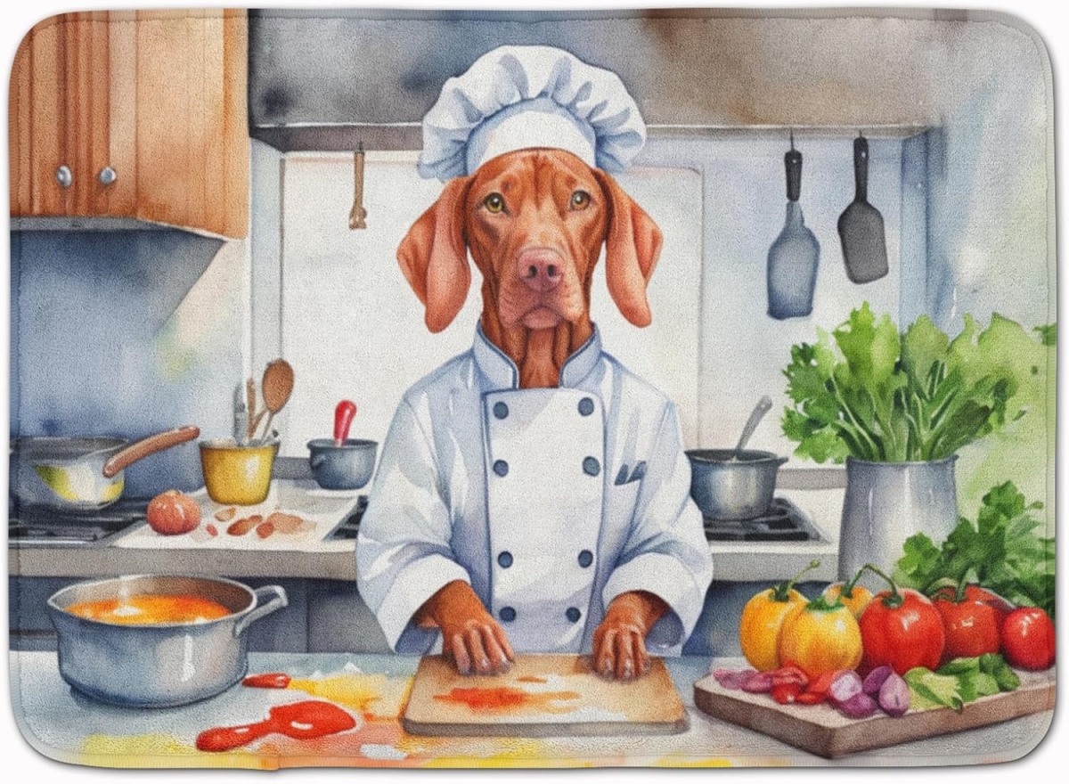 DAC6335RUG 19 x 27 in. Vizsla The Chef Memory Foam Kitchen Mat
