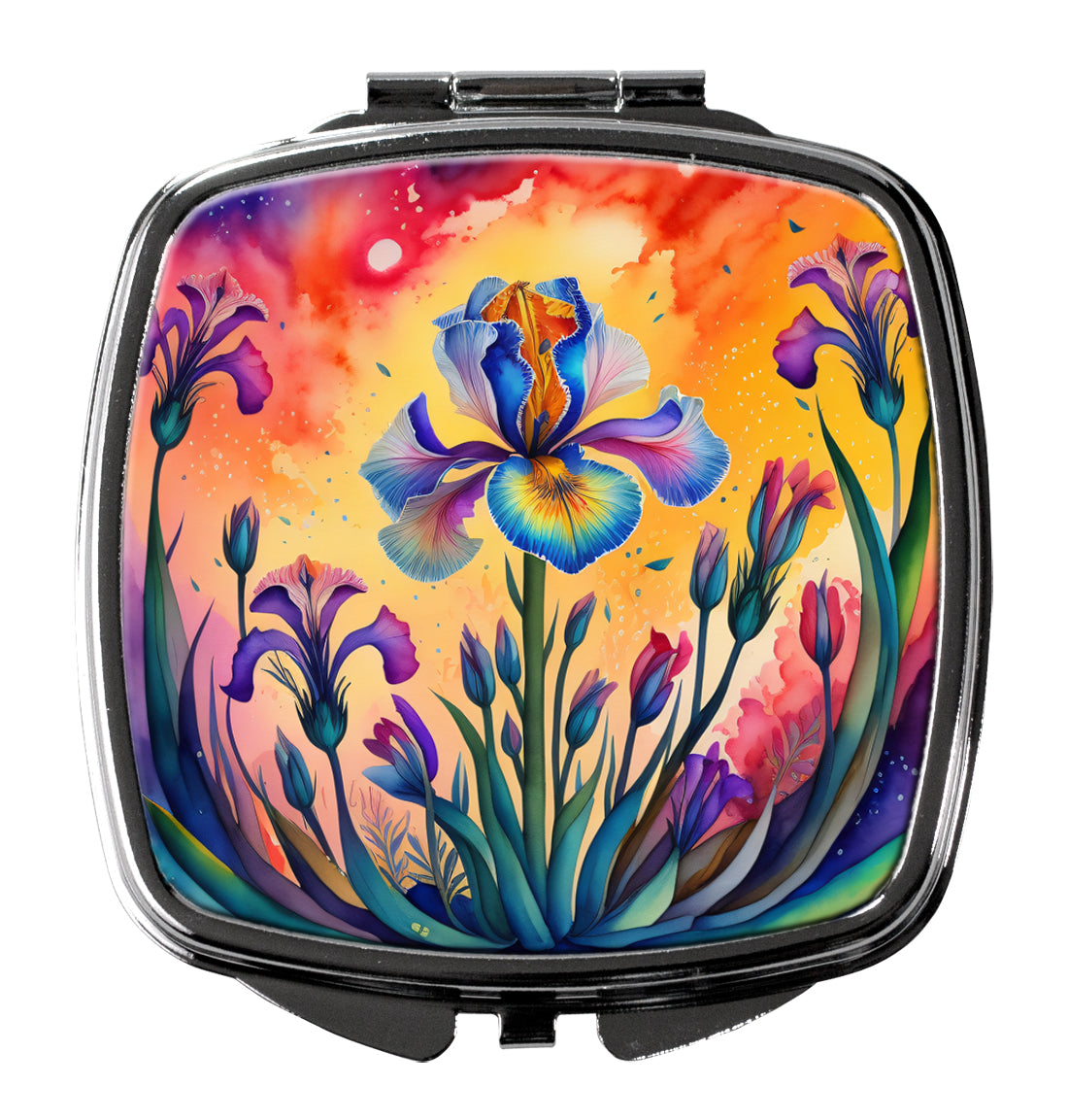 DAC1967SCM 3 x 2.75 in. Colorful Iris Compact Mirror