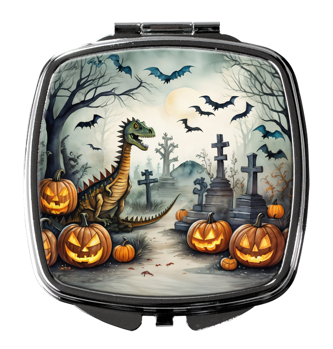 3 x 2.75 in. Dinosaurs Spooky Halloween Compact Mirror