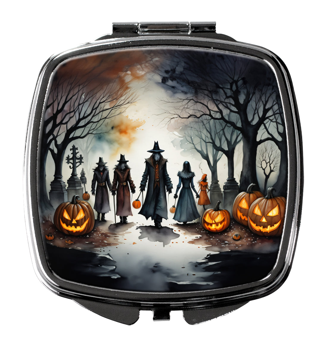 3 x 2.75 in. Vampires Spooky Halloween Compact Mirror