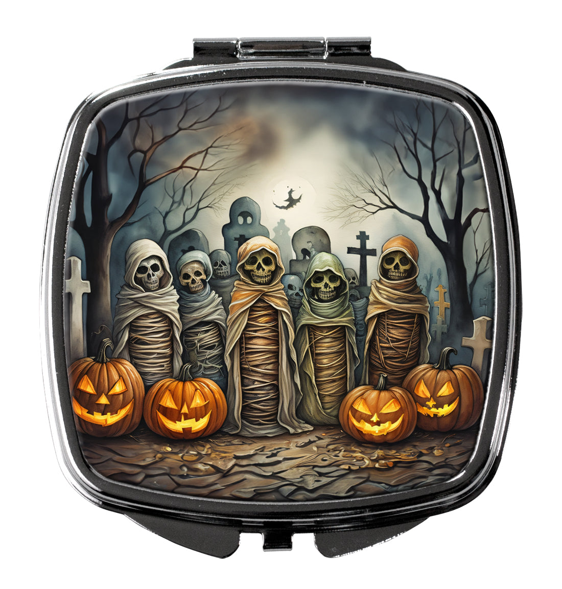 3 x 2.75 in. Mummies Spooky Halloween Compact Mirror