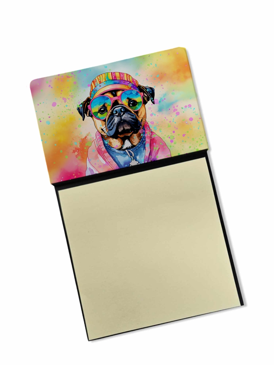 DAC2544SN 5.25 x 3.25 in. Pug Hippie Dawg Sticky Note Holder