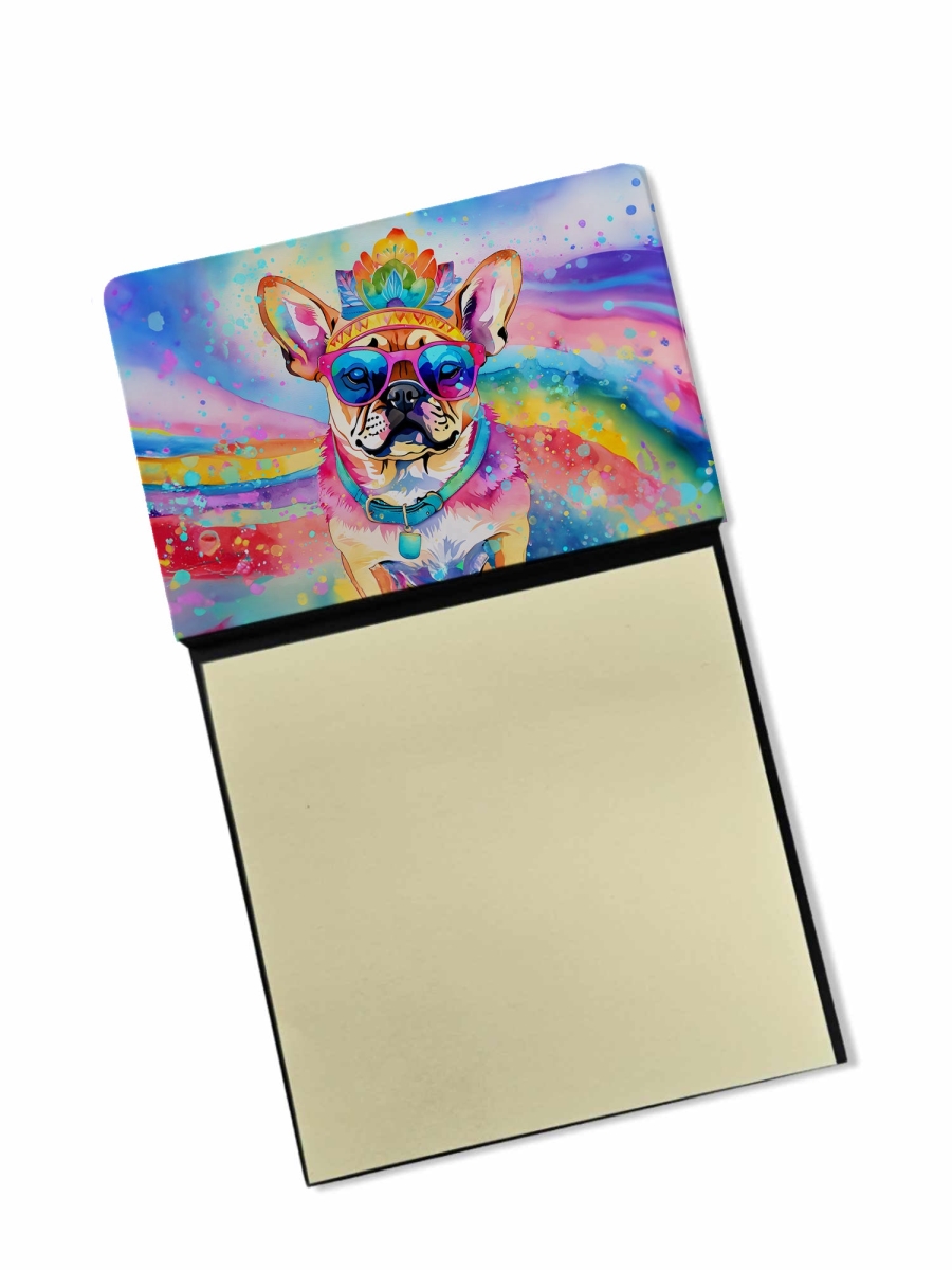 DAC2546SN 5.25 x 3.25 in. Pug Hippie Dawg Sticky Note Holder
