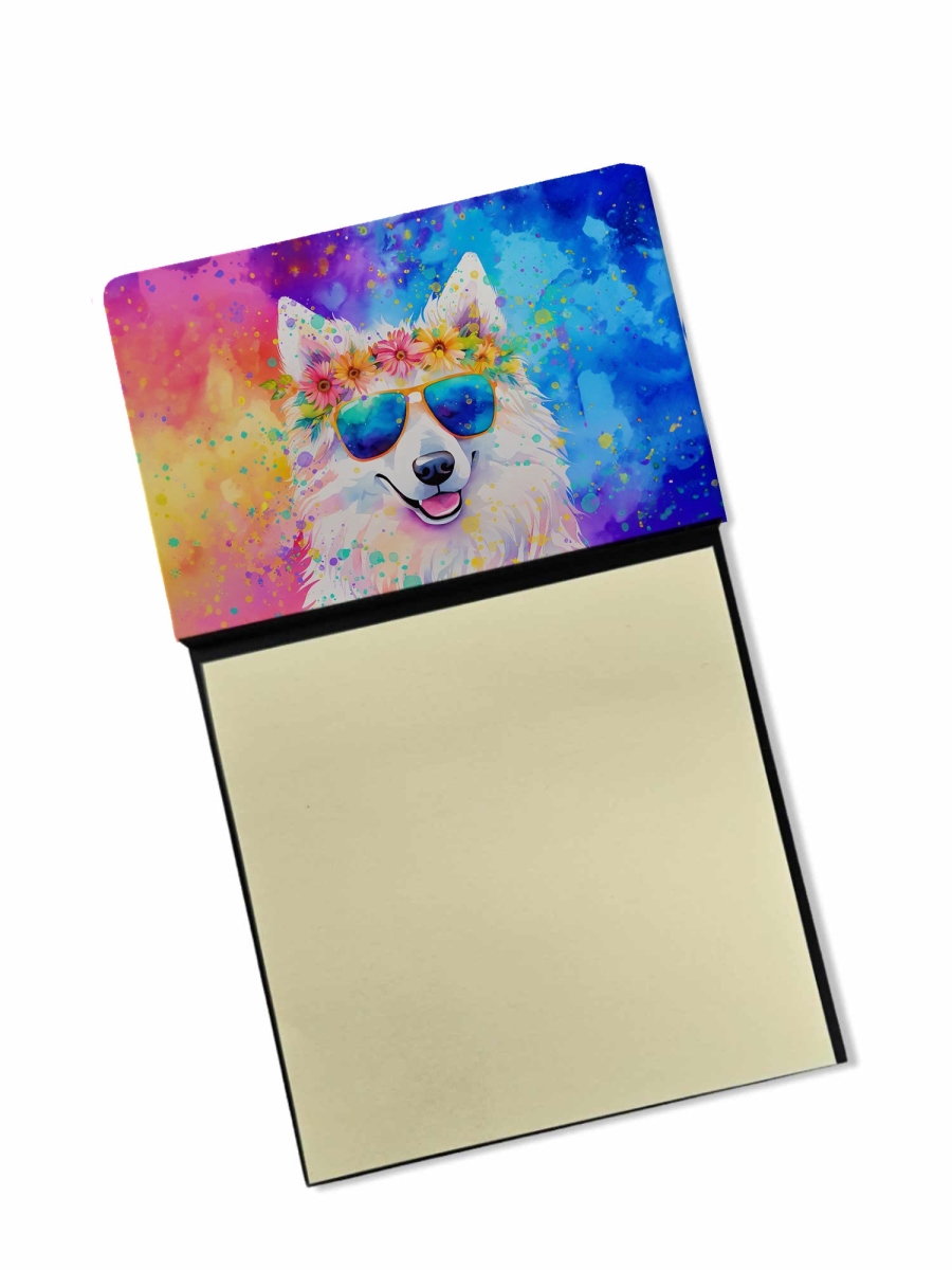DAC2549SN 5.25 x 3.25 in. Samoyed Hippie Dawg Sticky Note Holder