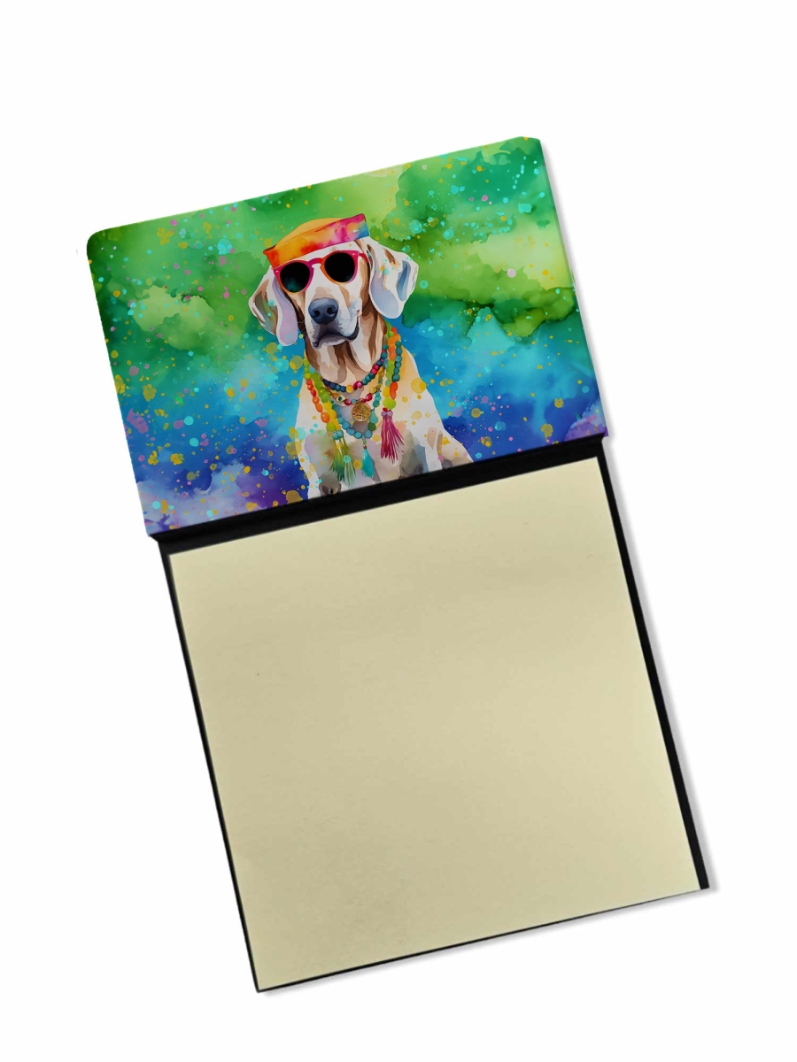 DAC2565SN 5.25 x 3.25 in. Weimaraner Hippie Dawg Sticky Note Holder