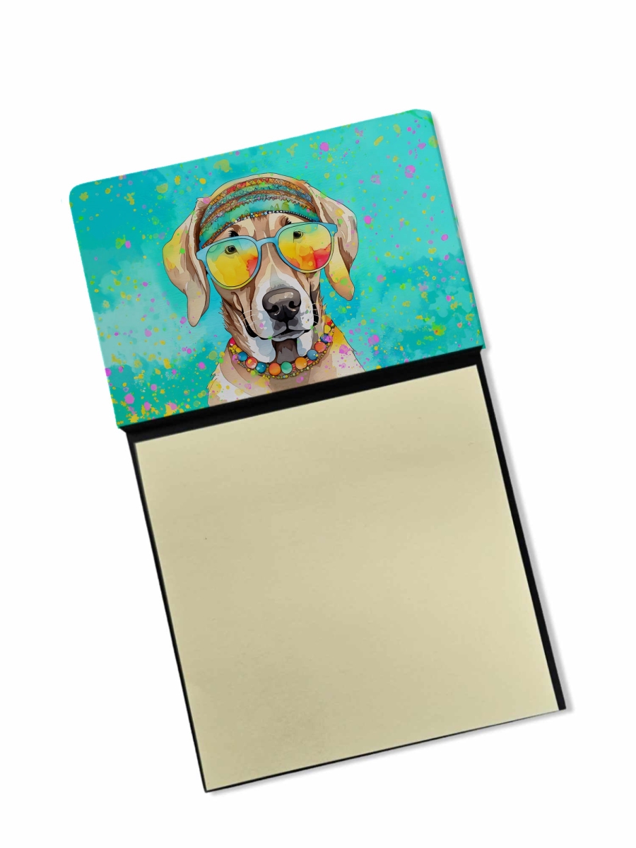 DAC2566SN 5.25 x 3.25 in. Weimaraner Hippie Dawg Sticky Note Holder