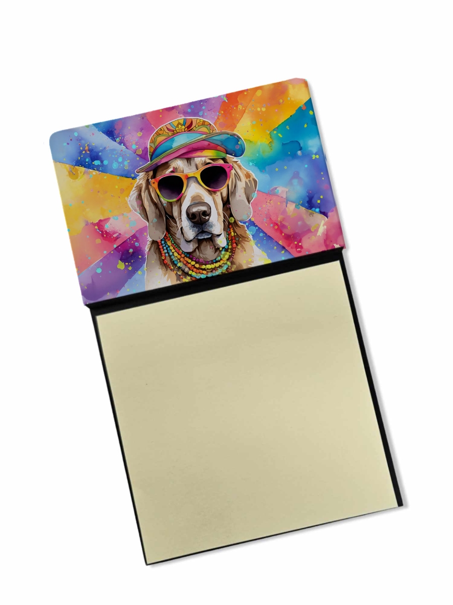 DAC2568SN 5.25 x 3.25 in. Weimaraner Hippie Dawg Sticky Note Holder